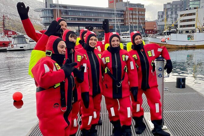 3-Hour Shared Arctic Morning Floating Experience in Norway - The walk down to the water: the one part you should respect