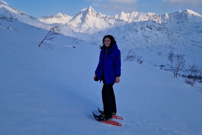 Arctic Snowshoe Hike in Norway - Snow, silence, and views of fjords and mountains