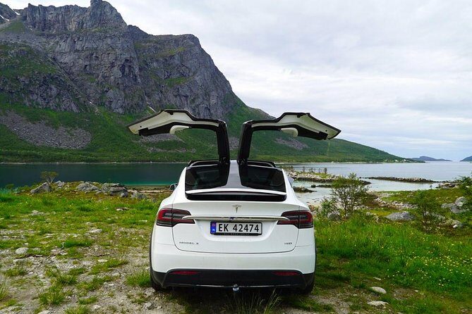 Fjord Sightseeing - Eco friendly Tesla Model X - Aurora Borealis Chances Without the Full Night Rush