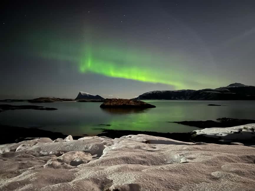Full Night Magic of the Arctic Lights in Tromso - Viewing stops with a bonfire: warmth that keeps the night moving