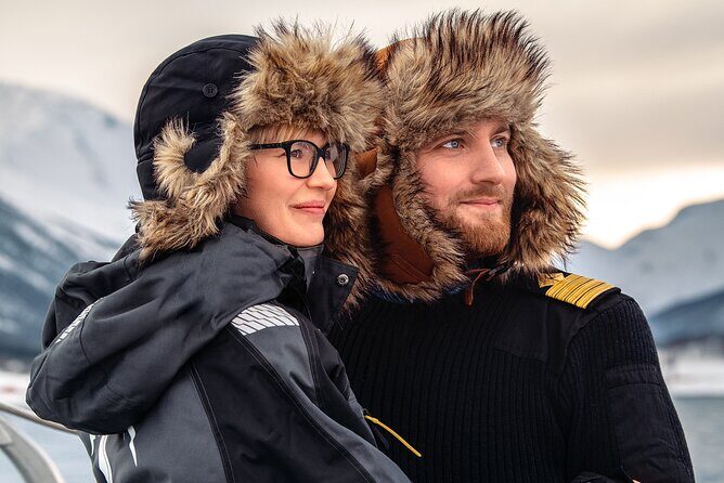 History Fjordcruise Around The Isle Of Tromso - Luxury Catamaran - What’s included (and what to bring): snacks, coffee/tea, and no alcohol