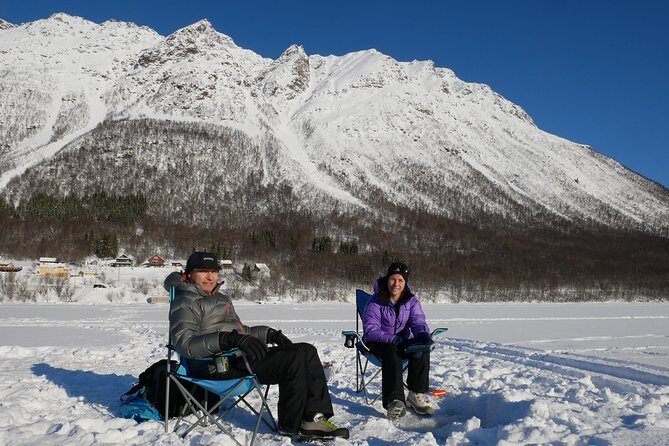 Ice Fishing On The Fjord - The Best Part: Turning Your Catch Into Lunch by the Lyngen Alps