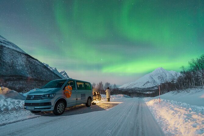 Northern Lights Hunt with The Green Adventure - photos included - Professional Photos With a Small Watermark: What You Actually Get