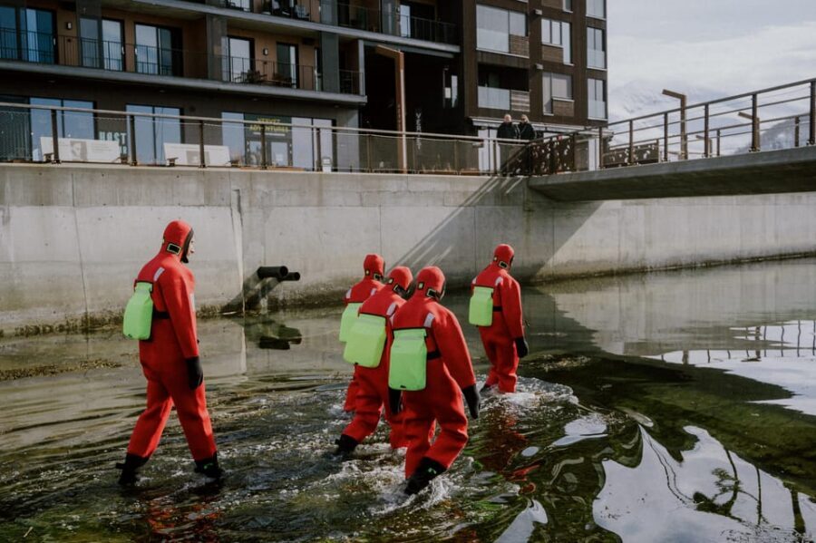 Tromsø city center Urban Floating experience - Getting to the water: Vervet and Tromsø’s center-by-the-harbour feel