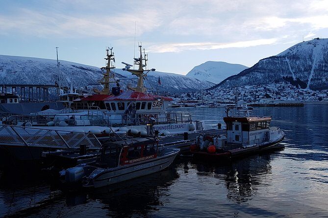 Tromsø City Walk - Weather Reality: Snow and Breezy Days