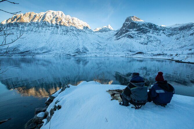 Tromso fjords road trip with fire in grill cabin by the beach. - Ersfjordbotn: a short stop that still gives you open-sea fjord drama