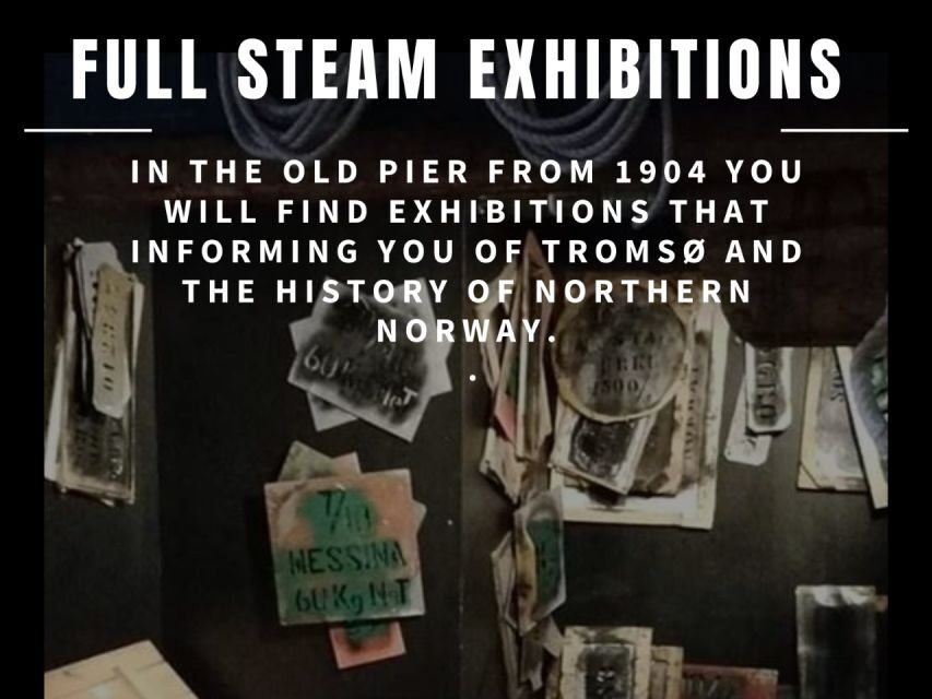Tromso: Full Steam Museum Entrance - Full Steam Tromsø: the yellow sea-front building and how to enter