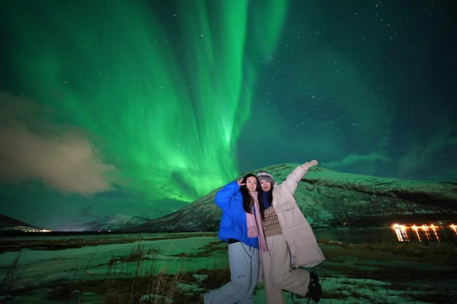 Tromso: Northern Lights Minibus Tour with Campfire - Campfire Comfort Food: Sausages, Marshmallows, Cookies in the Snow