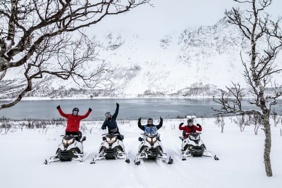 Tromsø: Scenic Arctic snowmobile safari in the Lyngen Alps - Photo stops, switching drivers, and the pace for first-timers