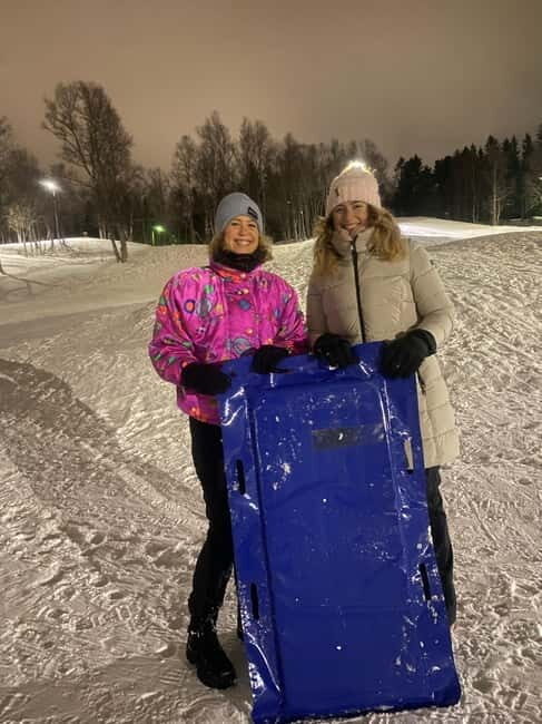 Tromsø: Snow Sledding, Mini Skiing, Lasso and Reindeer Hides - Finding The Park: Charlottenlund’s Simple Meeting Point