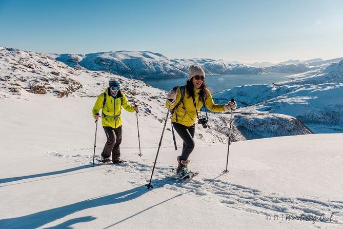 Tromso Snowshoeing - Valley, Fjord Views, Wildlife, Meal & Pickup - Snowshoes (and what happens when there’s not enough snow)