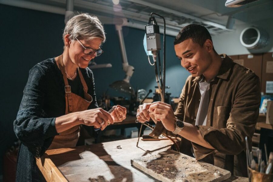Tromsoe: Make your own silver ring in a goldsmith workshop - Wabi Sabi jewellery in Tromsø: what you’re really buying