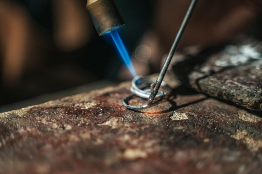 Tromsoe: Make your own silver ring in a goldsmith workshop - The studio vibe: small-group, guided, and friendly